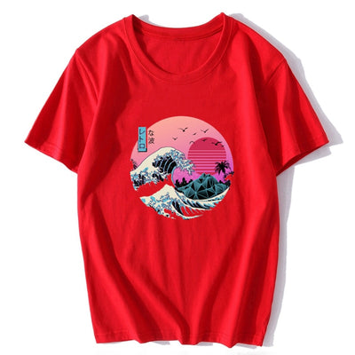 Sakura Retro Great Wave Shirt