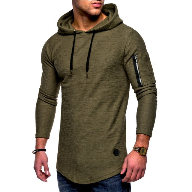 Sudadera con capucha de bambú para hombre